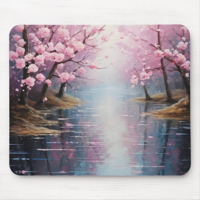Spring River Banks Mouse Pad (Front)