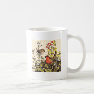 Spring Robin Birds Red Birding Coffee Mug