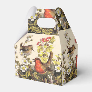 Spring Robin Birds Red Birding Favor Box