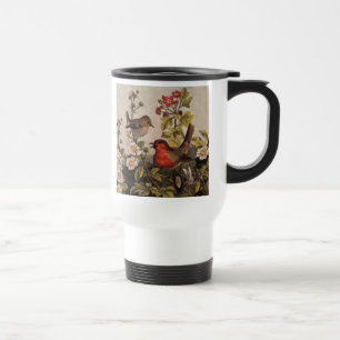 Spring Robin Birds Red Birding Travel Mug