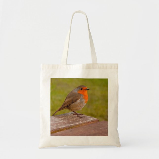 Spring Robin Tote Bag (Front)