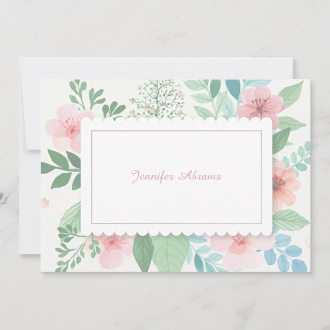 Spring Romance Notecard (Front)