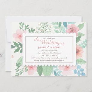 Spring Romance Wedding Invitations