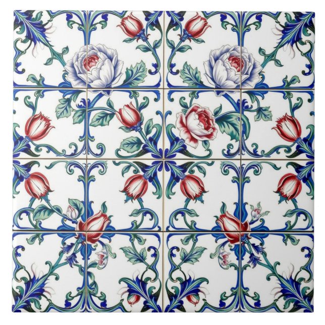 spring roses tile (Front)