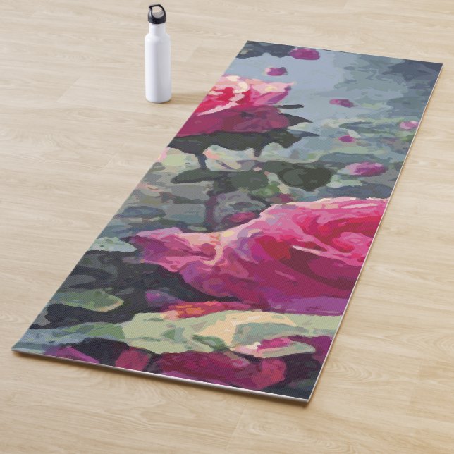 Spring Roses - Yoga Mat (In Situ)