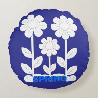 Spring  round pillow