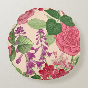 spring round pillow
