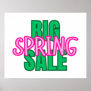 Spring Sale Sign, Boutique Signage, Retail Poster
