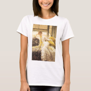 Spring (Seaside) by James Tissot, Vintage Portrait T-Shirt