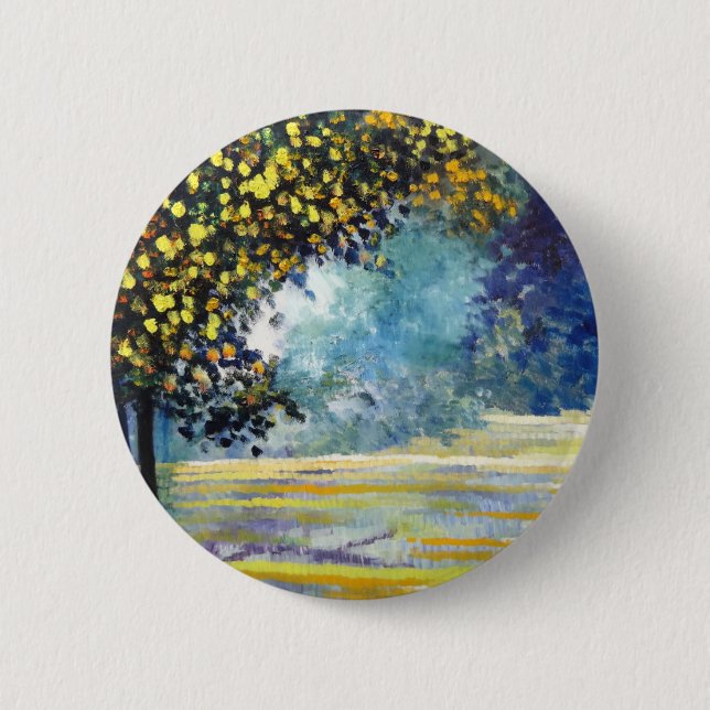 Spring Season 1 2 Inch Round Button (Front)