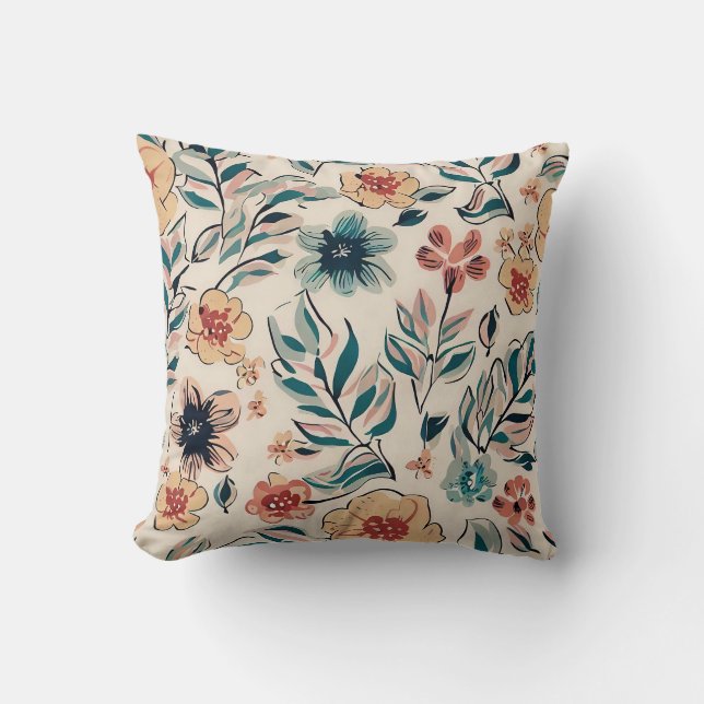 Spring Season Throw Pillow (Front)