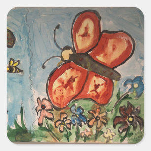 Spring series stickers school daycare packaging