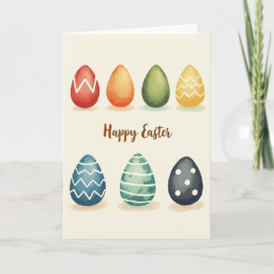 Spring Shapes Greeting Card