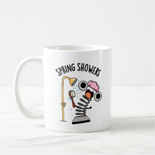 Spring Showers Funny Season Pun  Coffee Mug