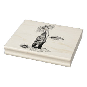 Spring Showers Rubber Stamp