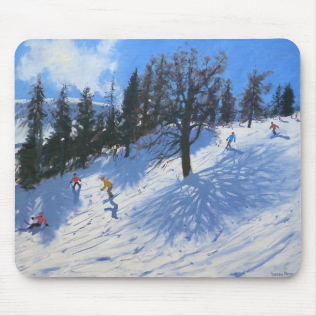 Spring skiers Verbier 2010 Mouse Pad (Front)
