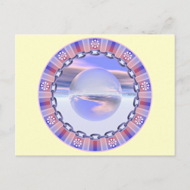 Spring Skies Postcard (Front)