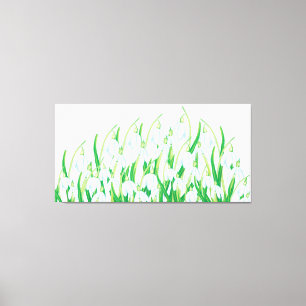 Spring Snowdrops Canvas Print