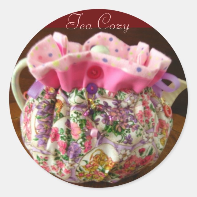 Spring Sparkle Tea Cozy Stickers (Front)