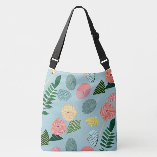 Spring Sprig  Crossbody Bag (Front)