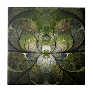 Spring Stained Glass Tile