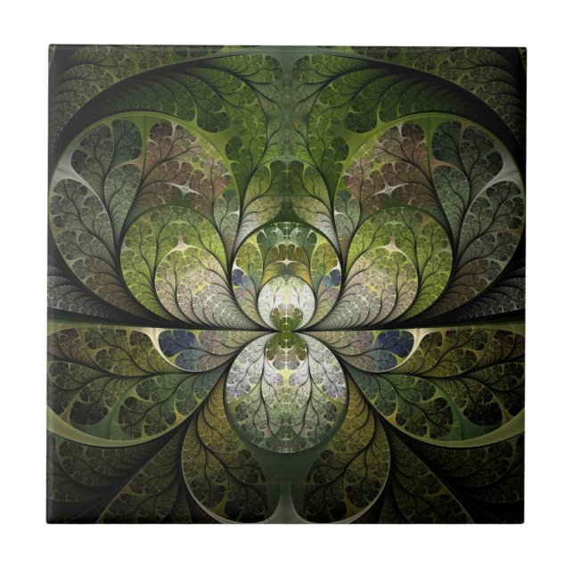 Spring Stained Glass Tile (Front)