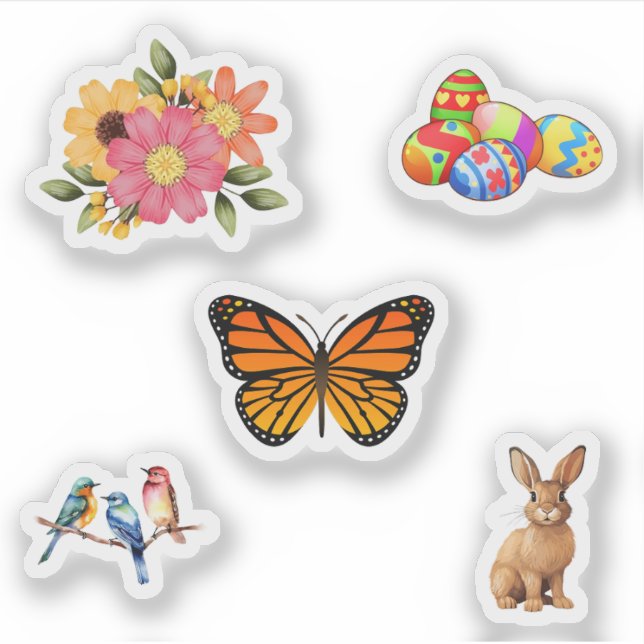 Spring Sticker Pack (Front)