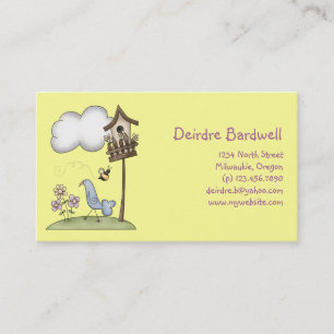 Spring Stuff · Birdhouse & Bird Business Card