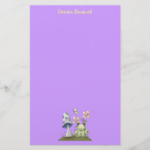 Spring Stuff · Frog & Mushroom Stationery