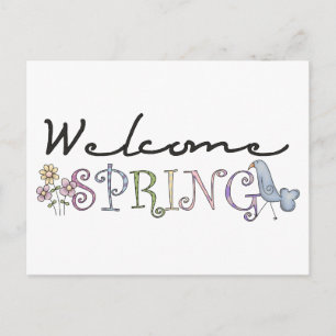Spring Stuff · Welcome Spring Postcard