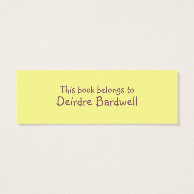 Spring Stuff · Yellow Flower (Back)