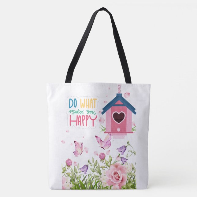 spring, style  tote bag (Front)