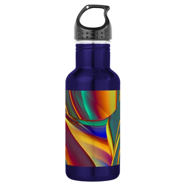 Spring Summer Autumn Flowers Magic 532 Ml Water Bottle (Front)