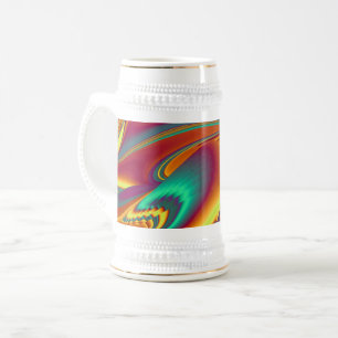 Spring Summer Autumn Flowers Magic Beer Stein