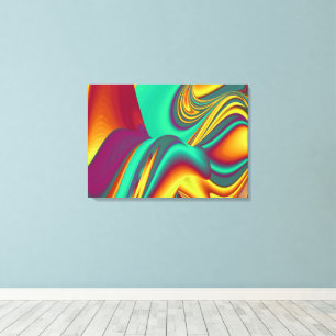 Spring Summer Autumn Flowers Magic Canvas Print