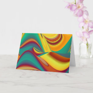 Spring Summer Autumn Flowers Magic Card