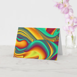 Spring Summer Autumn Flowers Magic Card