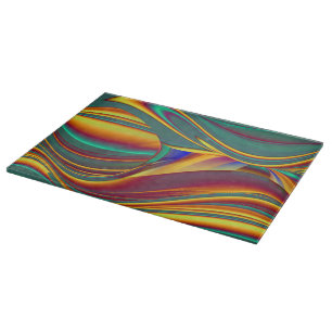Spring Summer Autumn Flowers Magic Cutting Board