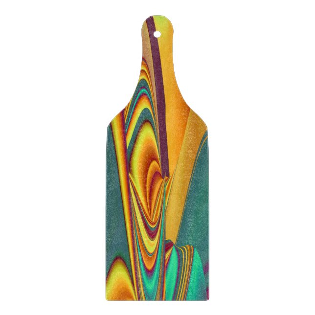 Spring Summer Autumn Flowers Magic Cutting Board (Front)