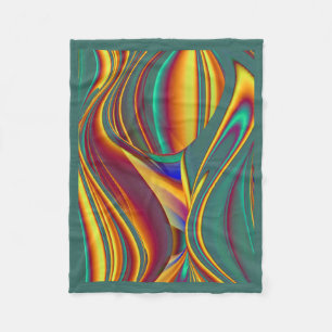 Spring Summer Autumn Flowers Magic Fleece Blanket