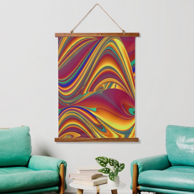 Spring Summer Autumn Flowers Magic Hanging Tapestry (Living Room)