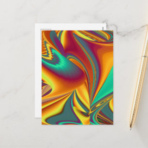 Spring Summer Autumn Flowers Magic Holiday Postcard