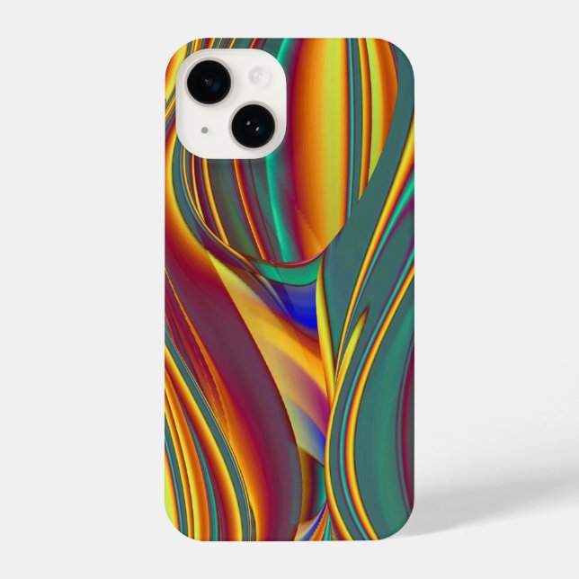 Spring Summer Autumn Flowers Magic iPhone Case (Back)
