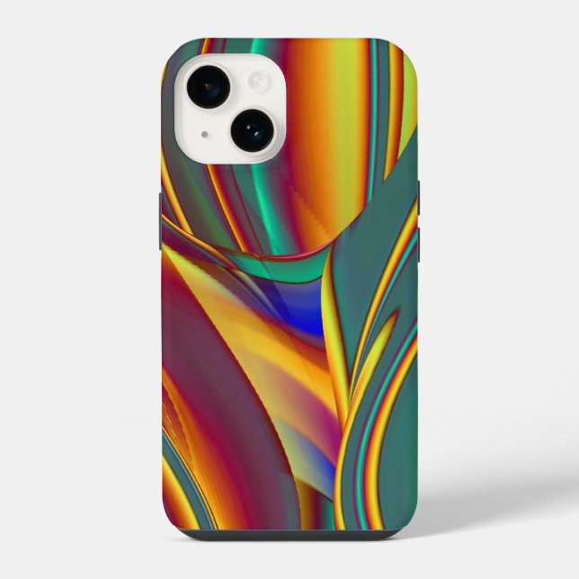 Spring Summer Autumn Flowers Magic iPhone Case (Back)
