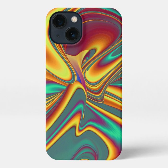 Spring Summer Autumn Flowers Magic iPhone Case (Back)