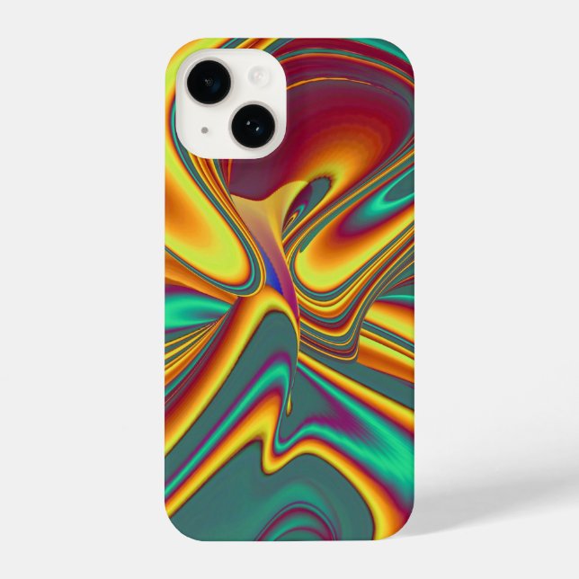 Spring Summer Autumn Flowers Magic iPhone Case (Back)