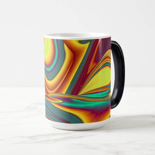 Spring Summer Autumn Flowers Magic Mug (Front Right)