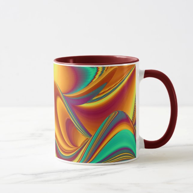 Spring Summer Autumn Flowers Magic Mug (Right)