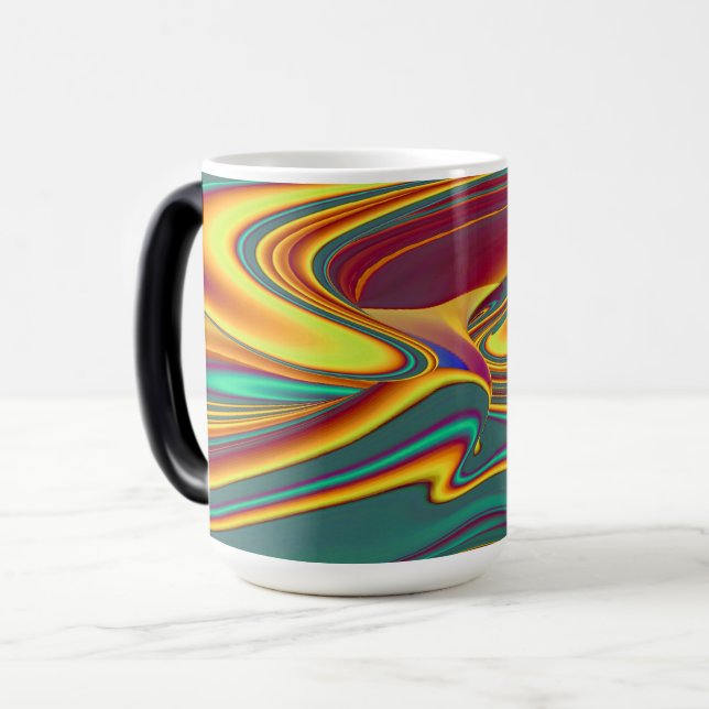 Spring Summer Autumn Flowers Magic Mug (Front Left)