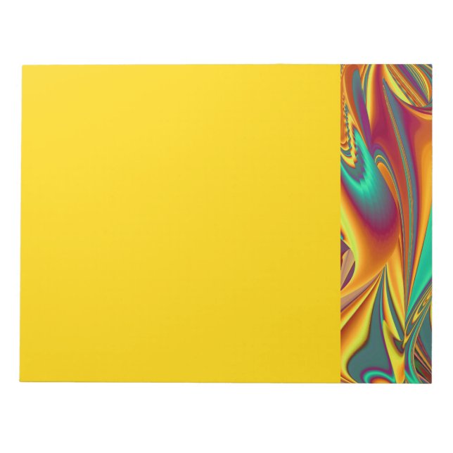 Spring Summer Autumn Flowers Magic Notepad (Front)